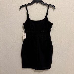 Forever 21 Black Denim Dress